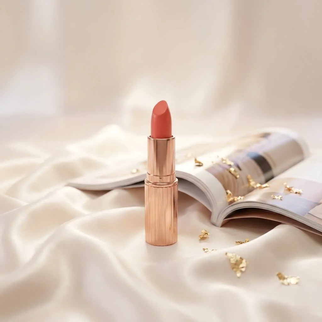 Taylor Swift wearing her signature red lipstick